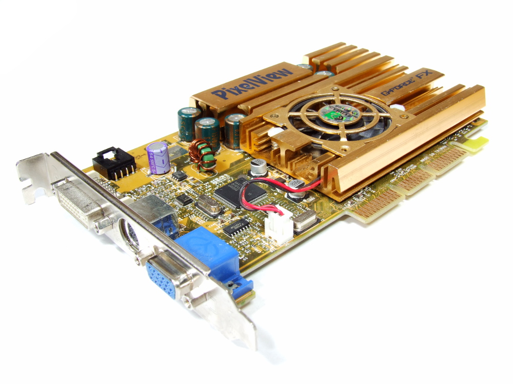 Prolink Pixelview Geforce Fx5600 256mb Dvi Vga Tv Agp Graphics Card