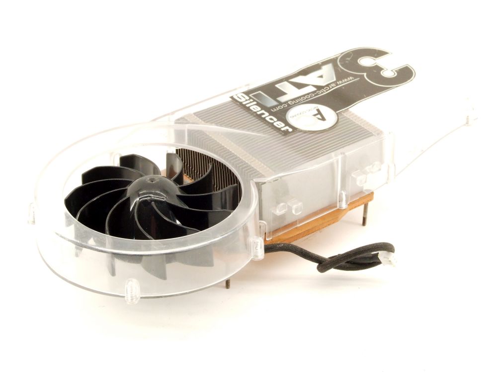 Arctic Cooling Silencer 3 ATI 9800XT PRO VGA Card Cooler Kühler 3-Pin ...