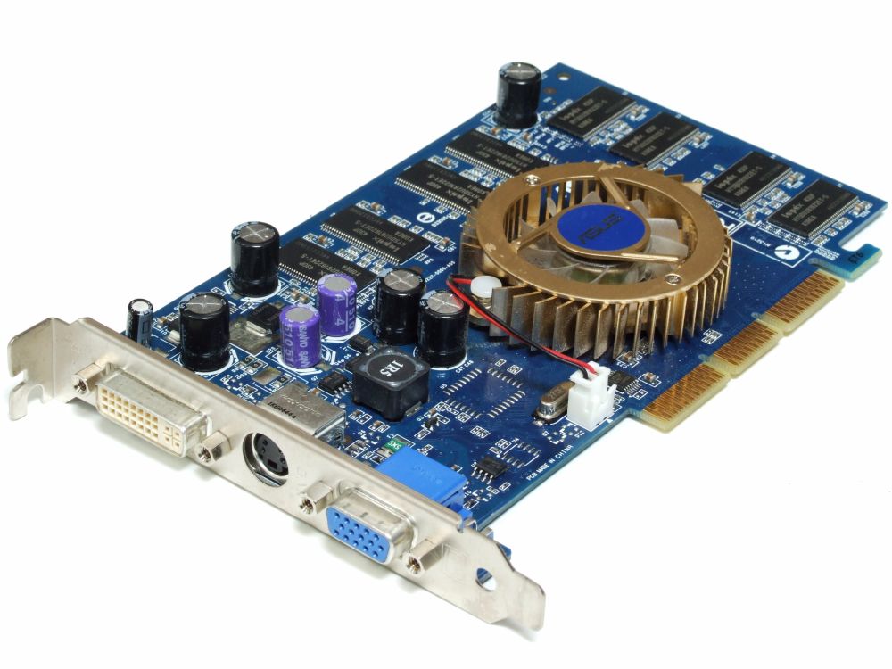 Asus NVidia GeForce FX5700LE 128MB DDR AGP Universal Video Card B-stock ...