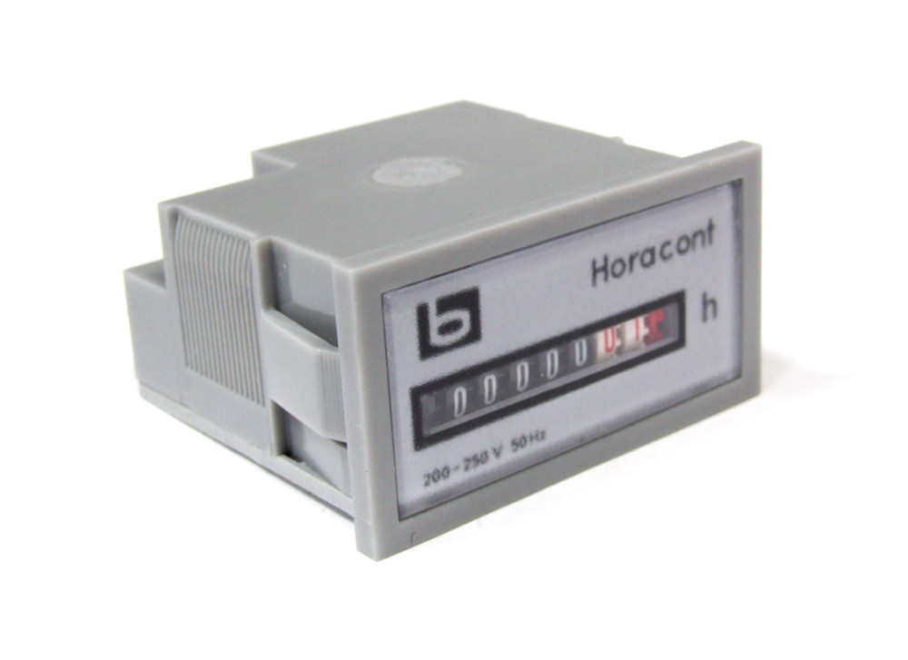 Bauser Horacont Hour Counter Totalizer / Betriebsstunden-Zähler 200-250V  50Hz